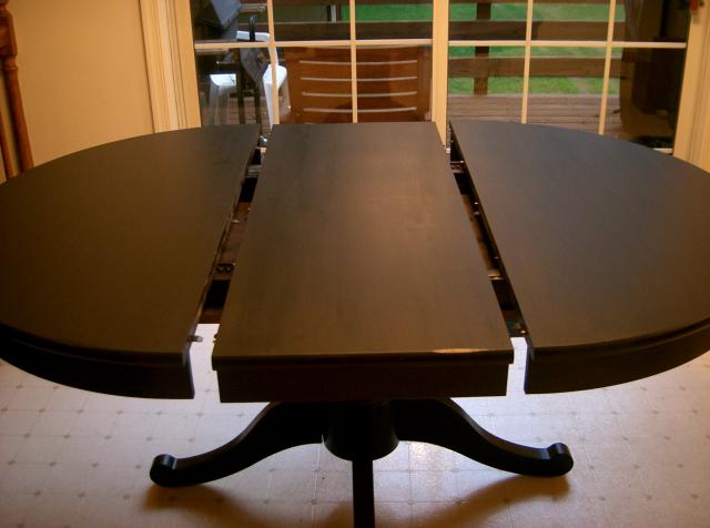 black_furniture_table Crate&Barrel Table